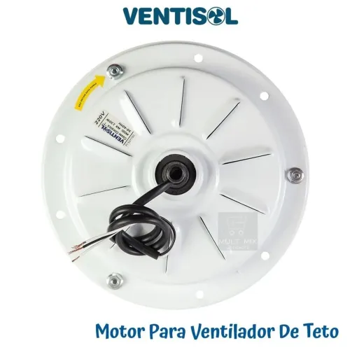 Motor mx 130w p/ ventilador de teto ventisol 220v
