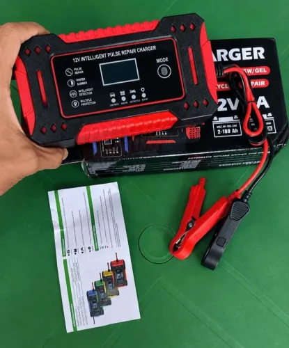 Carregador Inteligente de bateria 12v 6A automotivo
