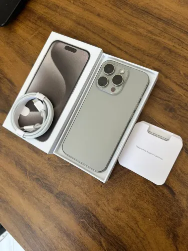 IPHONE 15 PRO 256GB NATURAL TITANIUM NOVO