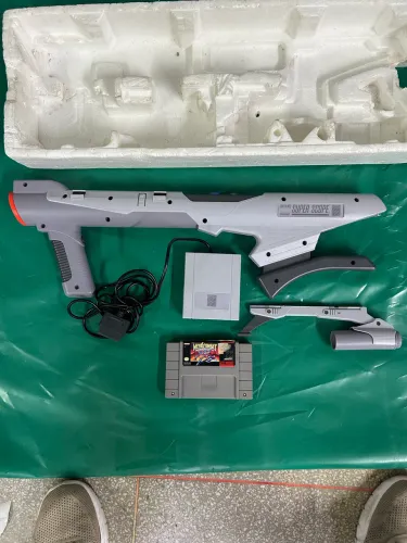 Super Scope Super Nintendo Original (sem teste)+ Metal Combat original + Isopor Original