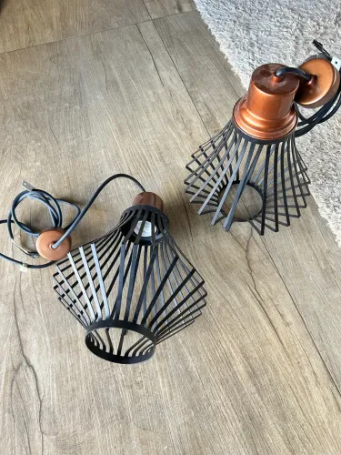 Luminária pendente estilo industrial