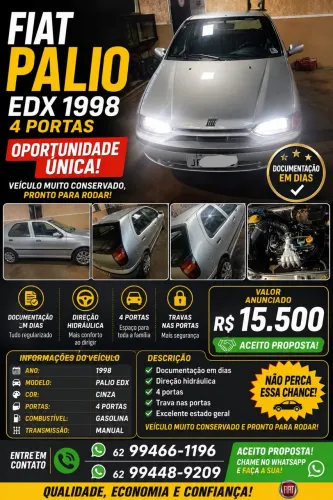 Fiat Palio EDX 1.0 MPI 2P 1998