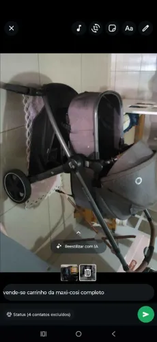 carrinho de bebê maxi cosi