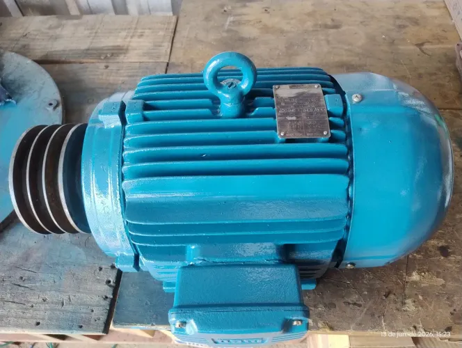 Motor elétrico Weg 15 CV Alta rotação com polia