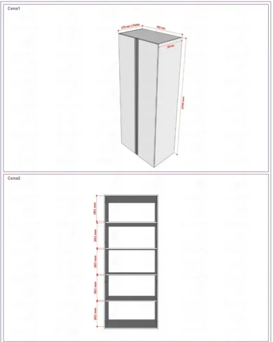 Armário multiuso 2 portas 100%MDF LACRADO!