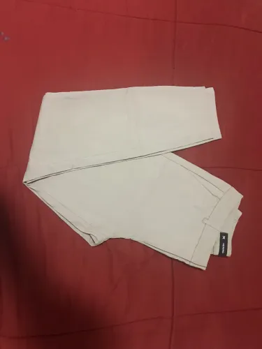 Calça social bege