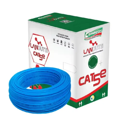 Cabo de rede internet ethernet 50 metros cat5e rj45 pronto para uso