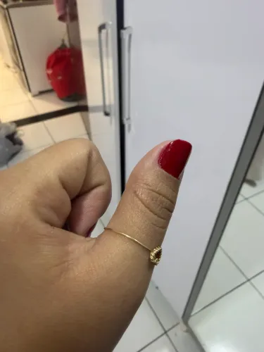 Anel ouro aro 18/19