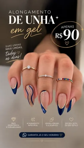 Alongamento em gel