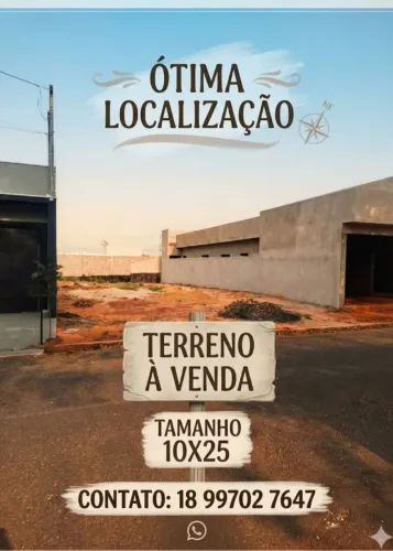 Terreno 10x25 em Assis SP