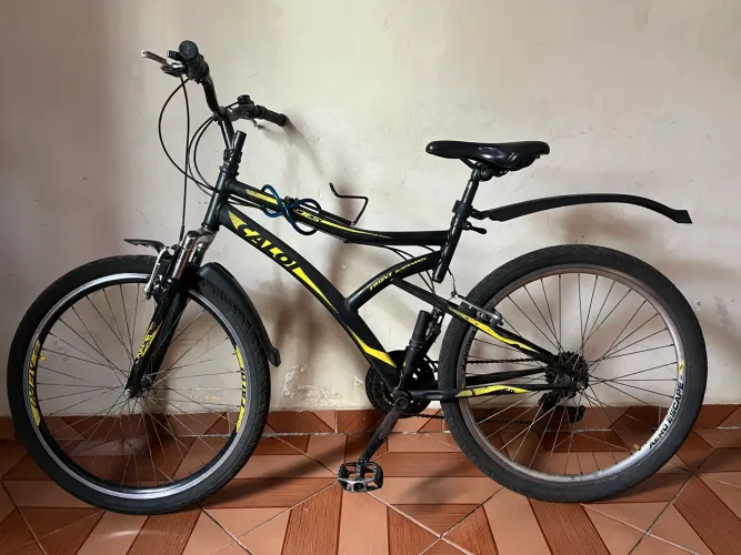 Bicicleta Mountain Bike Caloi Andes Aro 26 - Quadro Aço Preta