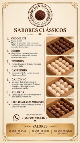 Brigadeiro a pronta entrega