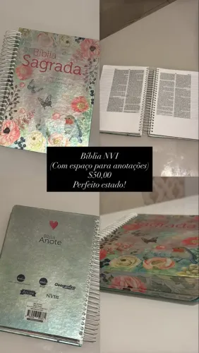 Vendo Bíblia NVI (Espaço para anotações)