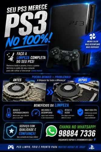 Limpeza de ps3