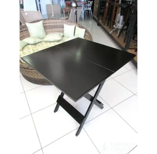 Mesa Dobrável de Madeira 70x70 para bares, ( Vendemos somente Mesas Novas) com garantia.