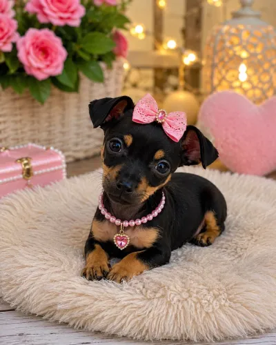 Filhotes de Pinscher fêmea n1 lindinha 