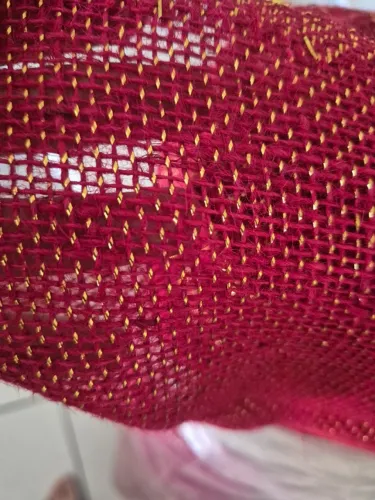 Rolo de tecido para decoração de festa ou artesanato