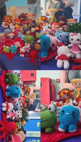 Bonecos amigurumis