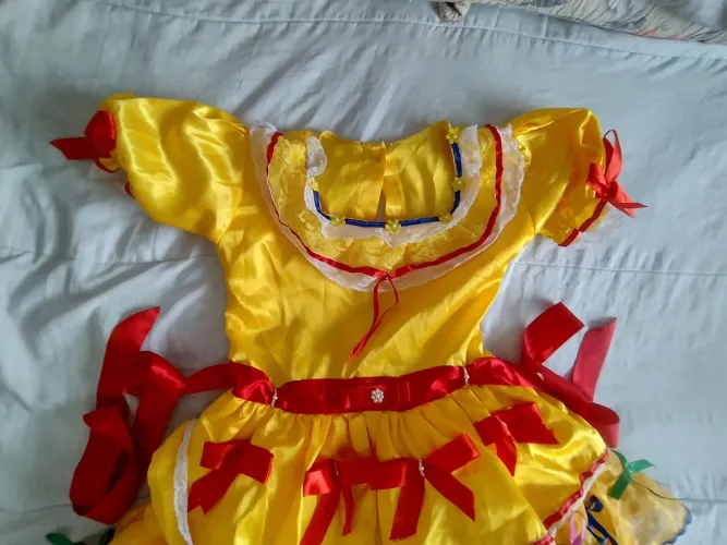 Vestido Junino Infantil 10 Anos
