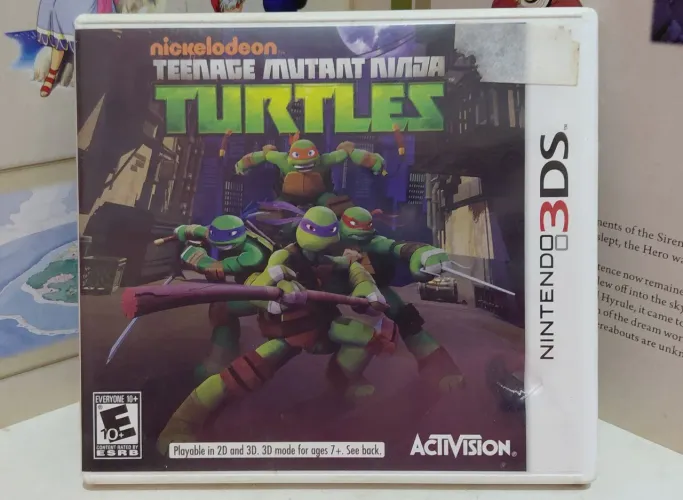 Jogo Tartarugas Ninjas Nintendo 3DS Mídia Física