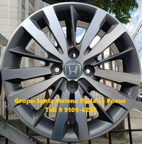Jogo roda Honda Fit 2018 10x sem juros aro 15 nova Honda Fit Honda City Honda Civic