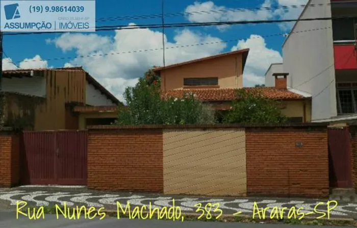 TERRENO EM RUA COMERCIAL & ARARAS-SP