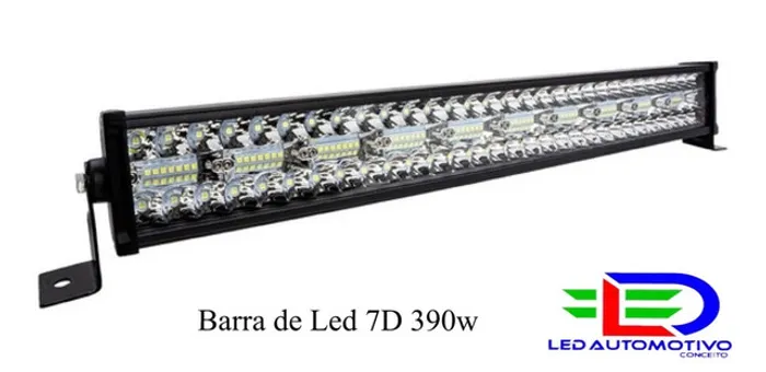 Barra de Led 7D 390w 55cm