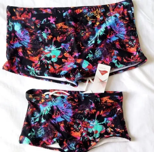 Sungas de Praia Masculinas - Estampa Floral - Tamanho g
