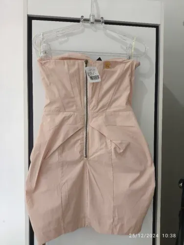 Vestido tomara que caia nude marca Colcci