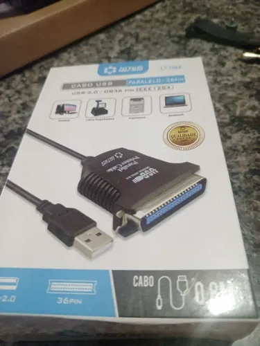Cabo USB pararelo 36 pinos USB 2.0 / DB36 