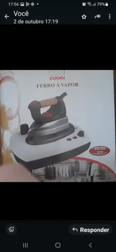 Ferro à vapor profissional Cuori