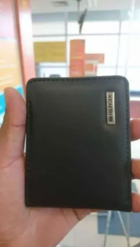 Carteira Estilosa Masculina Nova Leve e Pequena Cabe Aonde Quiser