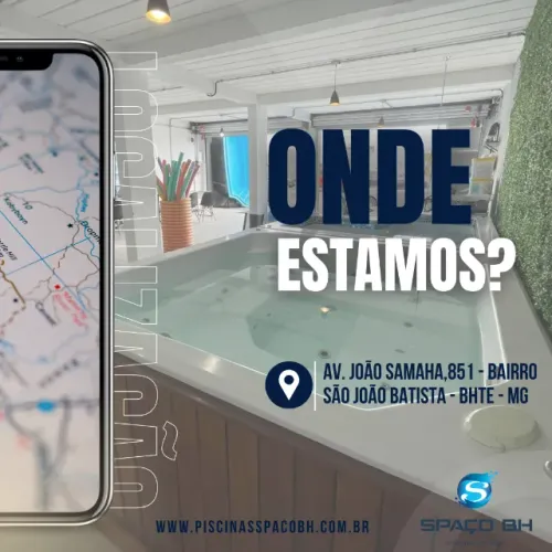 Piscina de fibra com qualidade comprova é na Spaço BH Piscinas