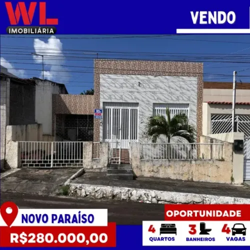 Vendo - Casa no Novo Paraiso