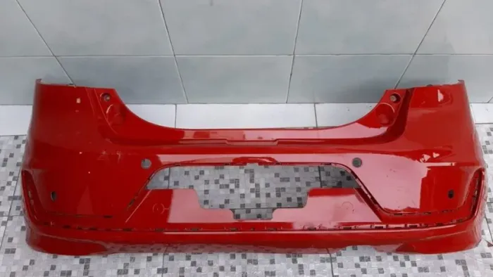 Parachoque Traseiro Ford Ka Hatch 2020 2021 Original Vermelh