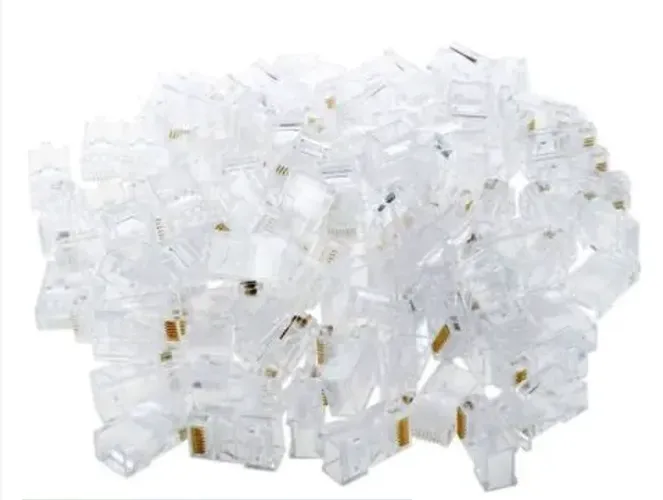 Conector RJ-45 e Capa para conector RJ-45
