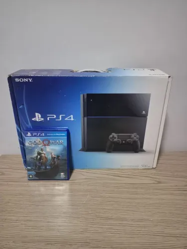 Promoção Playstation 4 Fat 500Gb + God Of War( ACEITO CREDISHOP)