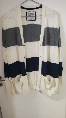 Cardigan Aeropostale listrado Tam gg