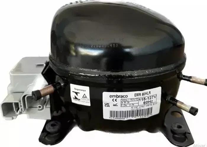 Motor Compressor Geladeira Embraco EMR 80HLR 1/4+ novo 6 meses de garantia! Fazemos instal