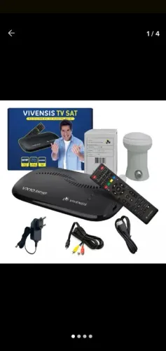 Nova parabólica 80 canais  prá quem gosta de assistir TV com imagens nítida 