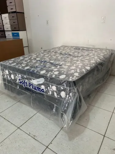 CAMA UNIBOX COM MOLAS 