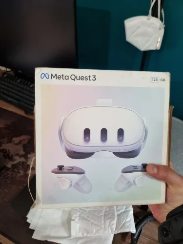 Meta Quest 3 128GB - Realidade Virtual Imersiva + Acessórios
