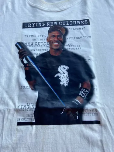 Camiseta Estampa Michael Jordan - Branco
