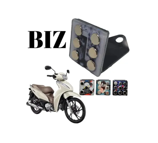 Suporte Celular Moto 6 Imãs Para Biz Scooter Modelo Retrovisor Extra Forte