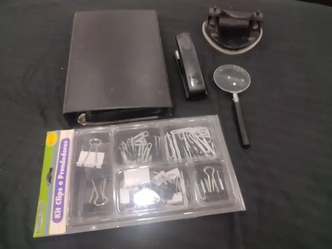 Kit de Clips e Presilhas para escritório