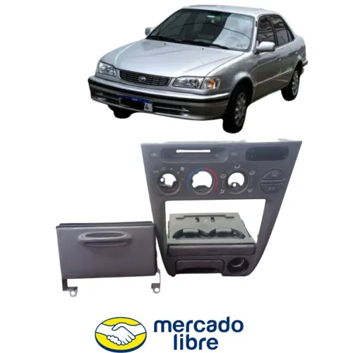 moldura Comando Ar Condicionado Toyota Corolla 2000 2001