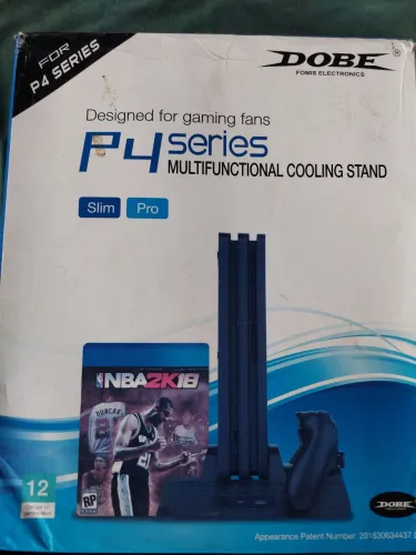 Base Com Cooler Para PS 4 e Slim Dobe