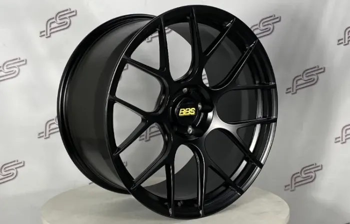 Jogo De Rodas BBS Rev-7 Forged Preto 5x120 - 20x9,5 e 20x10,5