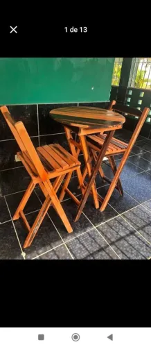 Conjunto bistrô dobrável e fixo direto da fábrica vários modelos 