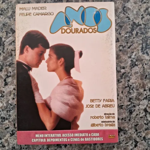 DVD Anos Dourados -ORIGINAL Malu Mader e Felipe Camargo